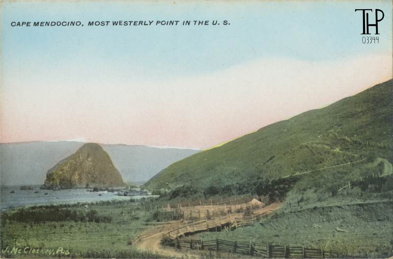CAPE MENDOCINO, MOST WESTERLY POINT IN THE U.S.
