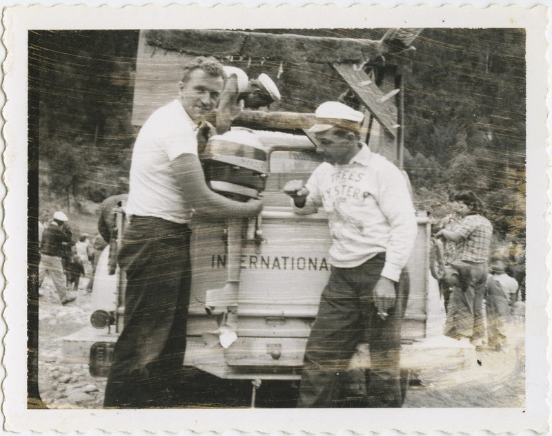 Flooding in Klamath - 1955