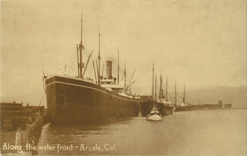 Along the water front- Arcata, Cal