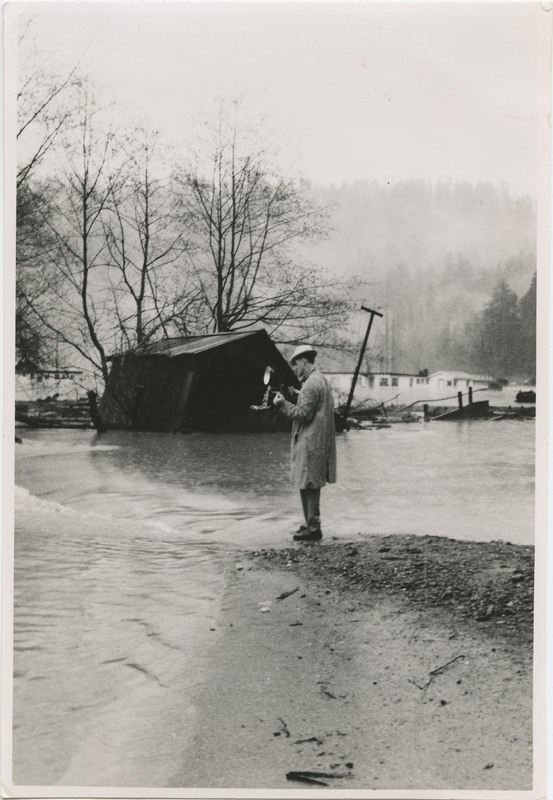 Flooding in Orick - 1955