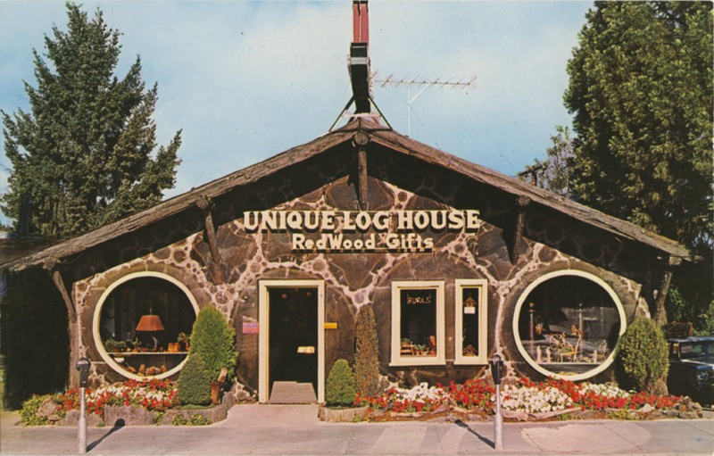 UNIQUE LOG HOUSE - Garberville - Eastman's Studio
