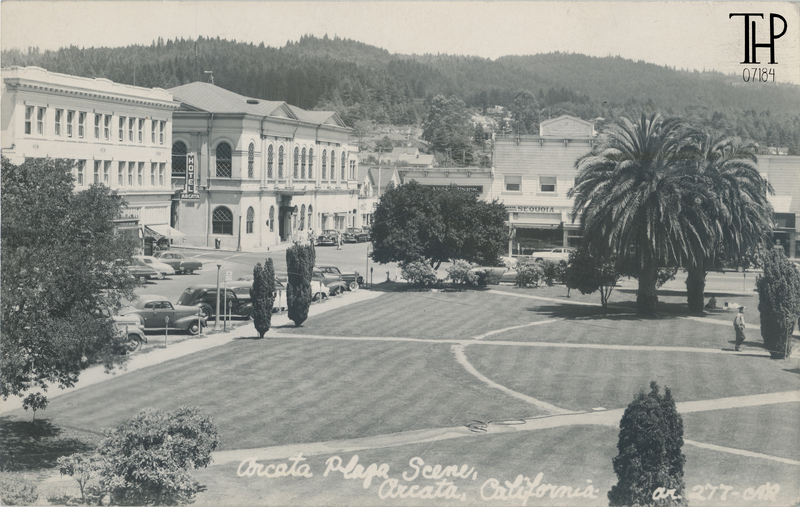 view of Arcata Plaza [north side]