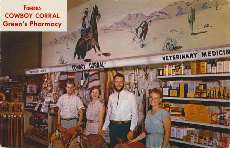 Famous COWBOY CORRAL - Green's Pharmacy (2)
