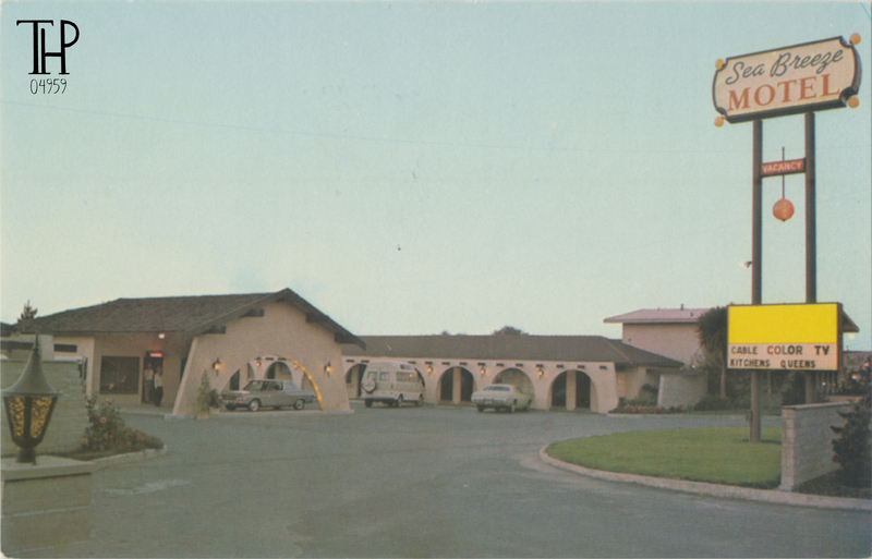 SEA BREEZE MOTEL 2846 Broadway FVN © 1974 DS