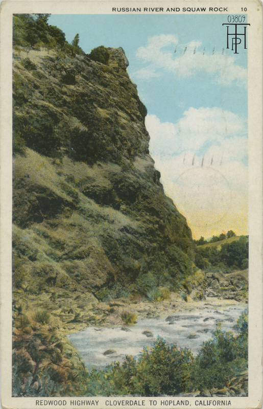 Russian River at Frog Woman Rock - Redwood Highway