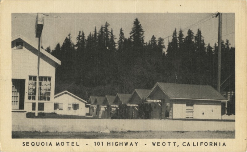 Sequoia Motel -101 Highway - Weott, California - National Press Chicago