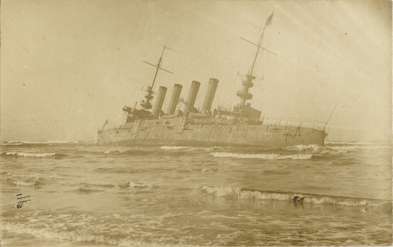 USS Milwaukee (beached)