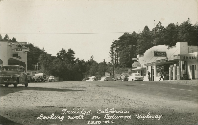 Trinidad, California Looking north on Redwood Highway - Art-Ray