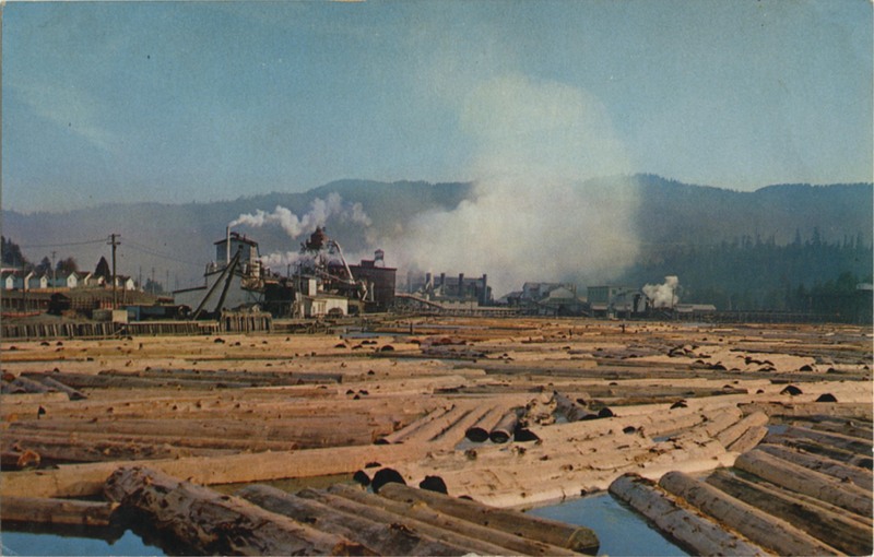 SCOTIA, CALIF - Log Pond - E.F. Clements - Mike Roberts