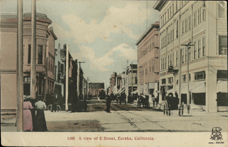 looking north on E Street, Eureka