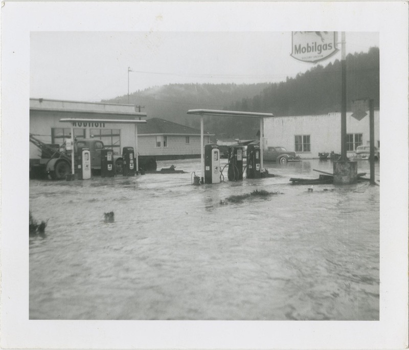 Flooding in Orick - 1955