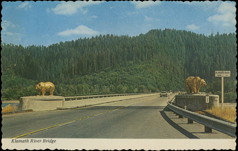 Klamath River Bridge & Golden Bears - Fred M. Shorthill