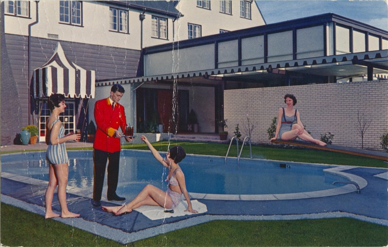 Completely redecorated - EUREKA INN - pool - E.F. Clements - Mike Roberts