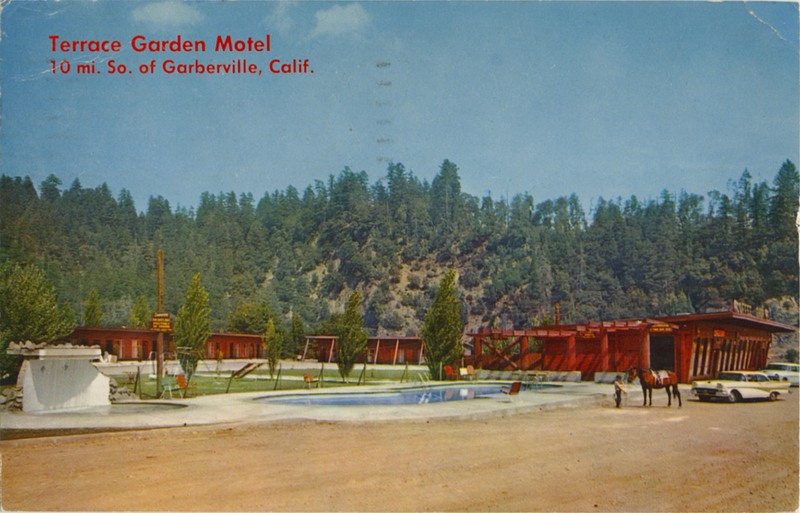 Terrace Garden Motel 10 mi. So. Of Garberville, Calif - E.F. Clements -Mike Roberts