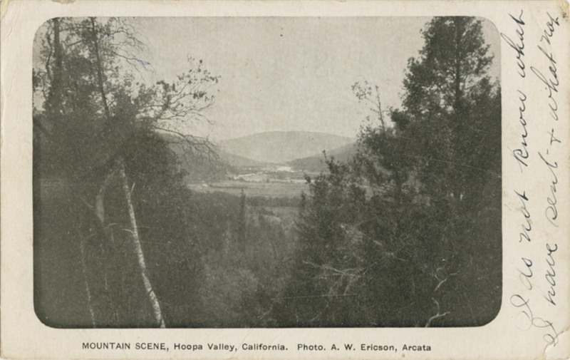 MOUNTAIN SCENE, Hoopa Valley - A.W. Ericson