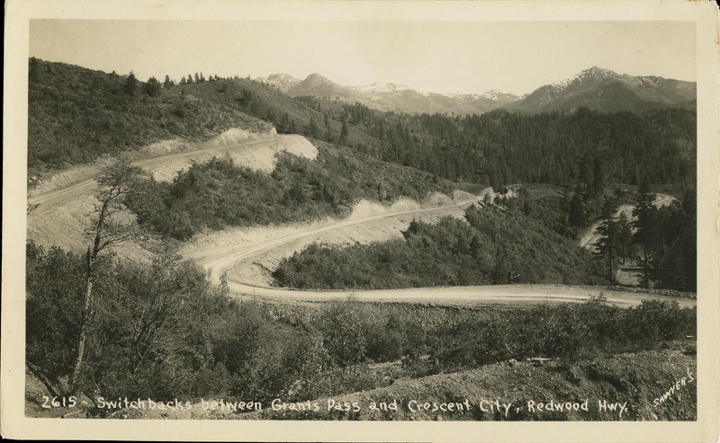 Switchbacks between Grants Pass and Crescent City, Redwood Hwy - Sawyer's