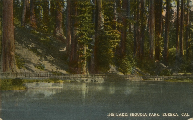 The Lake, Sequoia Park, Eureka, Cal