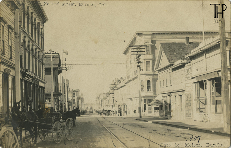 Second street, Eureka, Cal ∙ Foto by Meiser (light exp)
