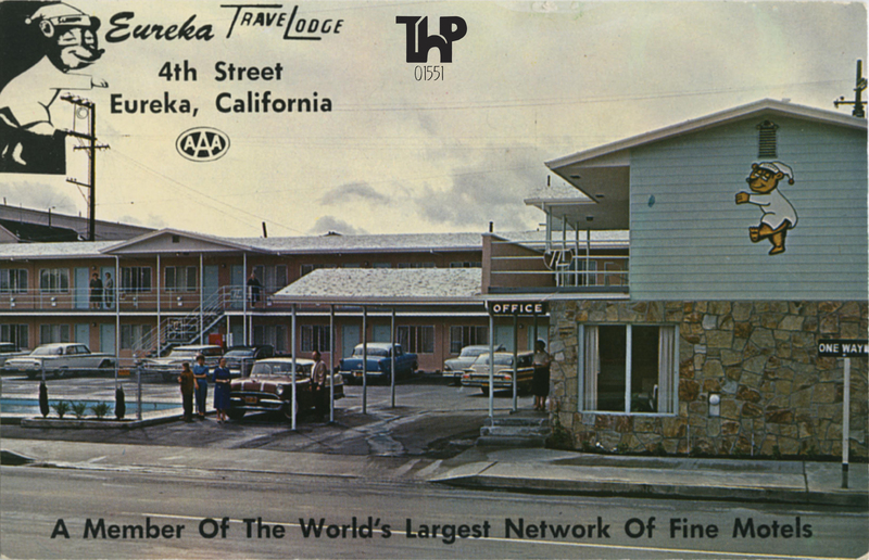Eureka TraveLodge 4th Street Eureka [AAA logo] A Member Of The World's Largest Network Of Fine Motels -   Swanlund Photo Lab