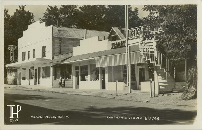 Weaverville Main Street - Weaverville Hotel