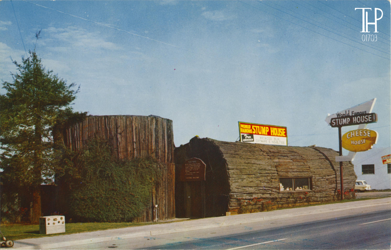 THE STUMP HOUSE - THE CHEESE HOUSE EUREKA CALIF - E.F. Clements - Mike Roberts