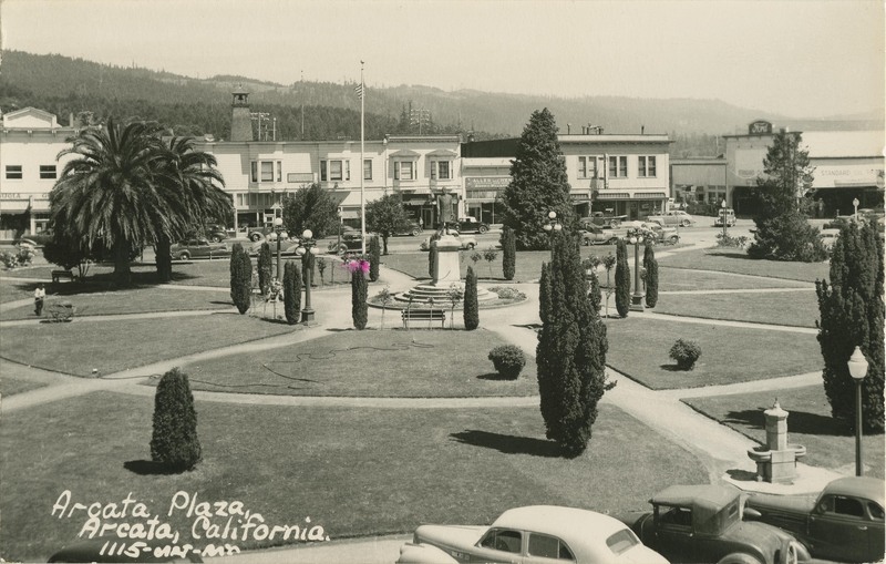 Arcata Plaza from west side - Art-Ray