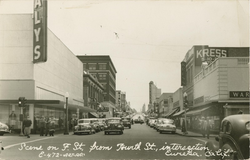 Scene on F St, from Fourth St., intersection - Art-Ray