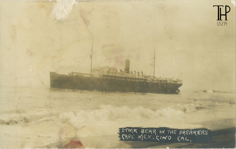 Steamer Bear in the Breakers Cape Mendocino
