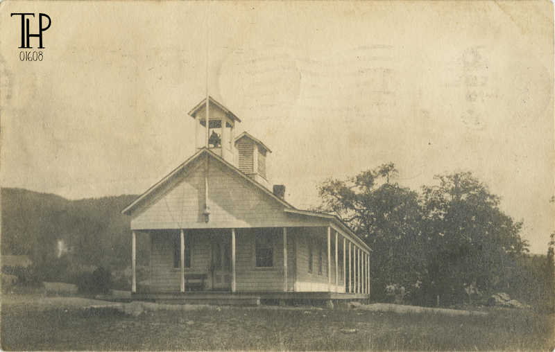 Blocksburg Schoolhouse - mailed from Maple Creek - Bowman