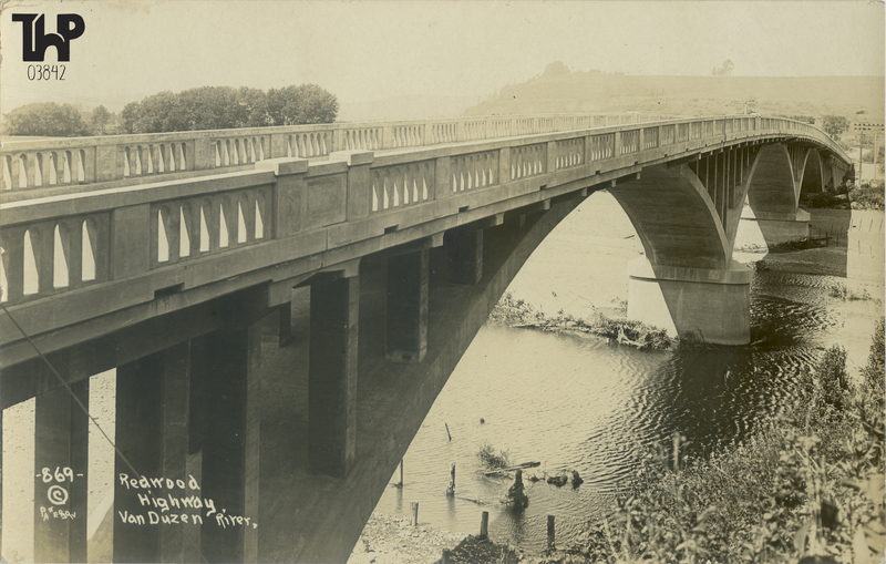 Redwood Highway bridge over Van Duzen River near Alton
