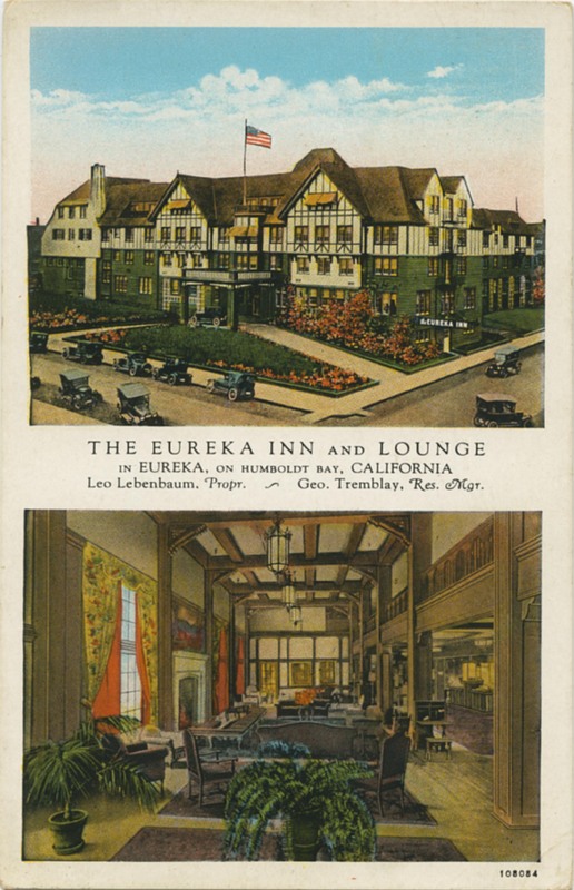 THE EUREKA INN AND LOUNGE - Curt Teich