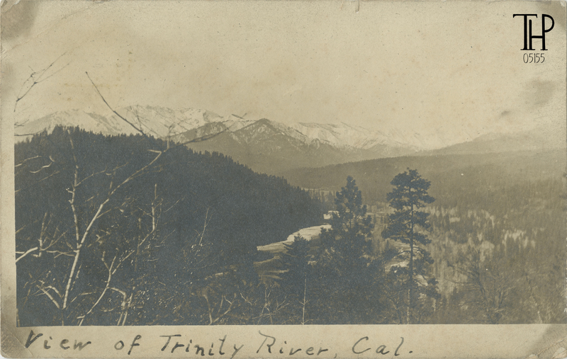 View of Snowy Mountains and Trinity River