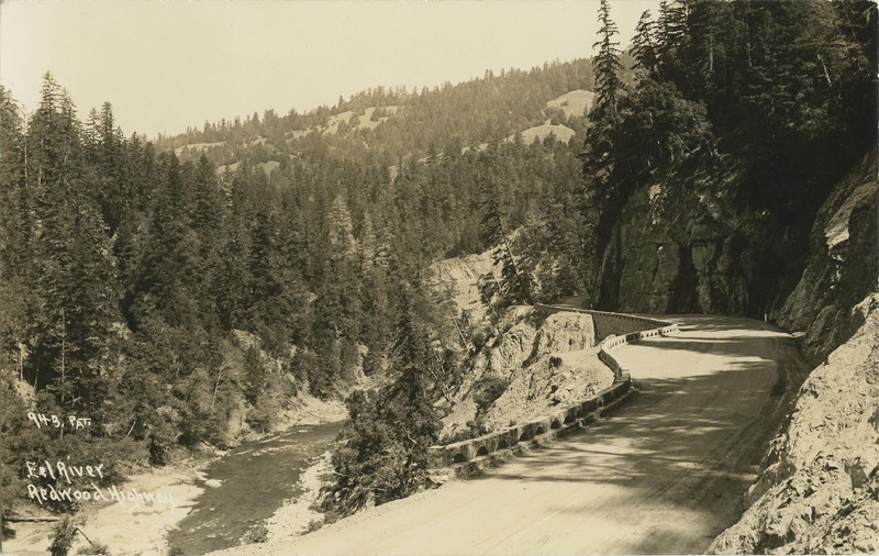 Eel River - Redwood Highway - 943. PAT.