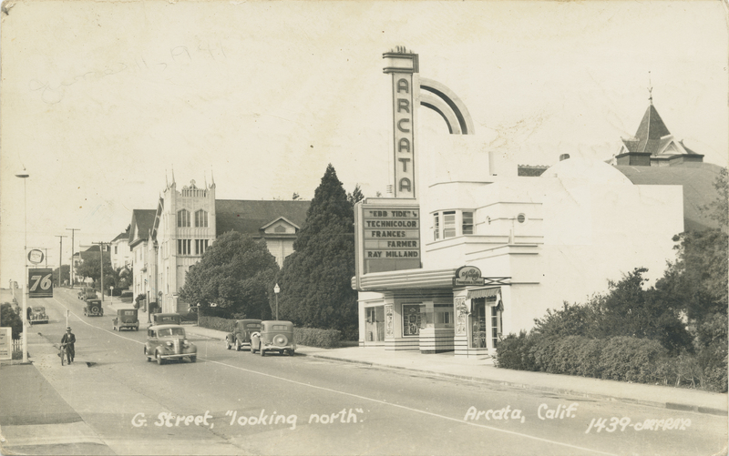 G Street, ''looking north'' · Arcata, Calif - 1439-ART-RAY