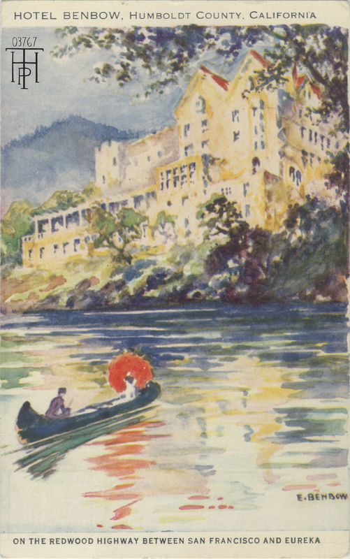 Conceptual painting of the Benbow Inn by Eva Benbow