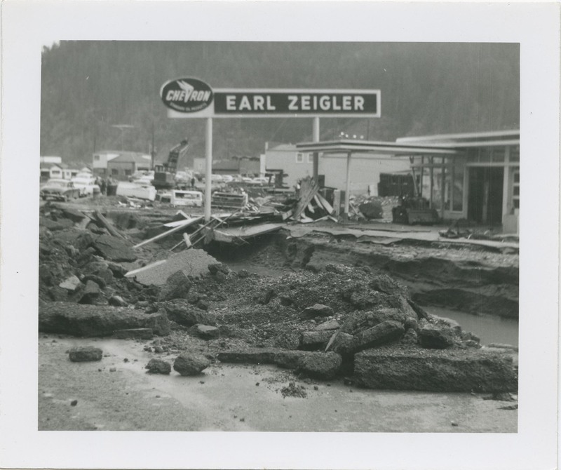 Flooding in Orick - 1955