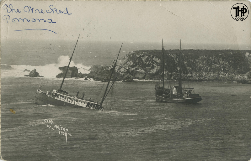 The Wrecked Pomona - March 1908