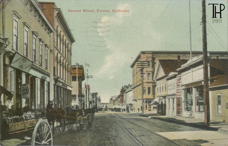 Second Street, Eureka (from Meiser photo)