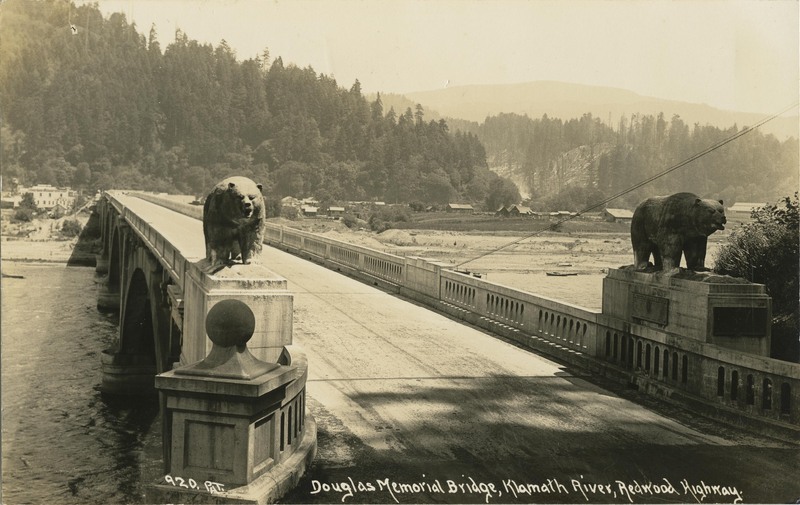 Douglas Memorial Bridge, Klamath River, Redwood Highway - Frank Patterson