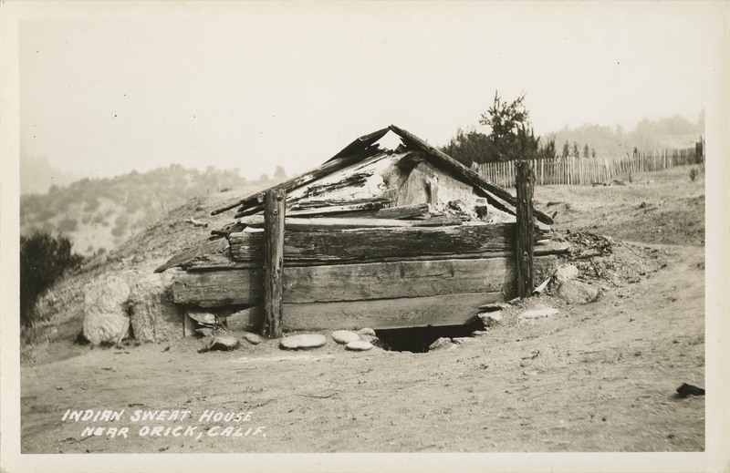 INDIAN SWEAT HOUSE NEAR ORICK, CALIF
