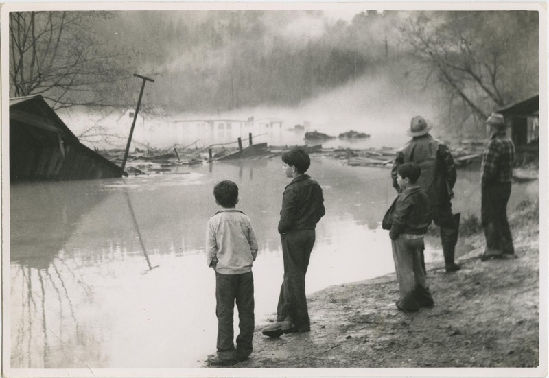 Flooding in Orick - 1955