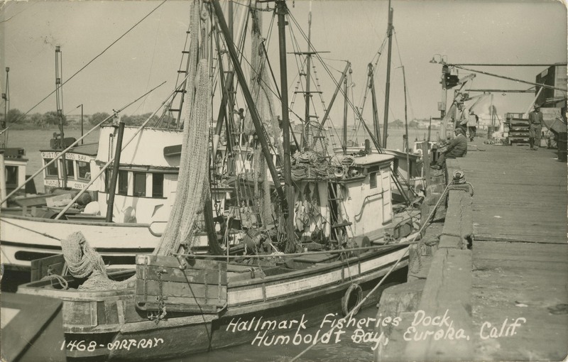 Hallmark Fisheries Dock, Humboldt Bay, Eureka, Calif - Art-Ray