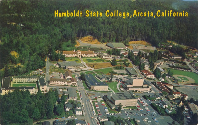 Humboldt State College - Aerial View - E.F. Clements - Mike Roberts