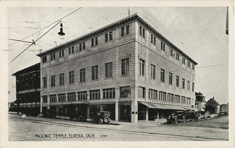 MASONIC TEMPLE, EUREKA, CALIF - Pacific Novelty Co